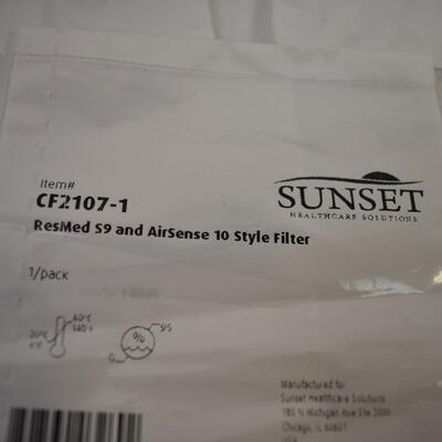 C-Pap filters 18 ct: Sunset item # CF2107-1 ResMEd S9&AIrSense 10 style