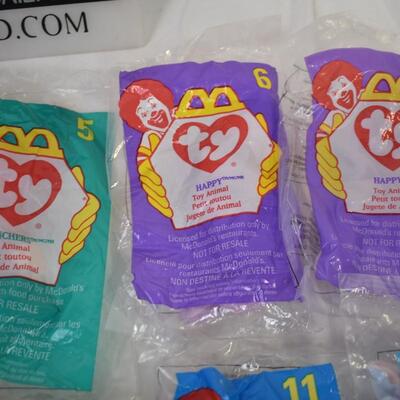 12 ty McDonald Beanie Babies: New old stock, 