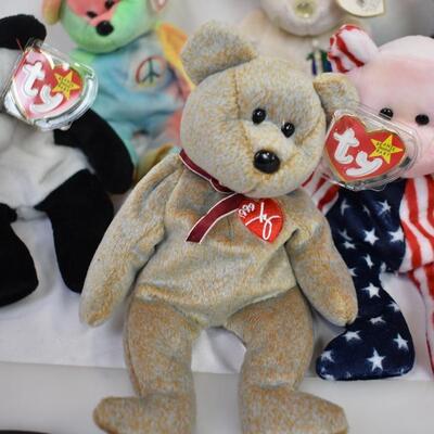 10 ty Beanie Babies MOST New Old Stock, 8