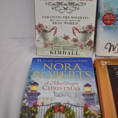 6 Christmas Book Lot: Debbie Macomber, Richard Paul Evans, Nora Roberts, etc