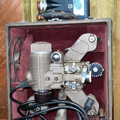 Lot 202 Bell & Howell 16mm Movie Projector + 16mm Kodak Movie Camera