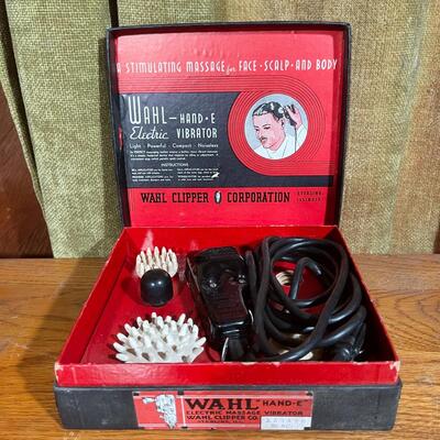 Lot 207 Wahl Electric "Hand-E" Vibrator Massage Scalp 1930s