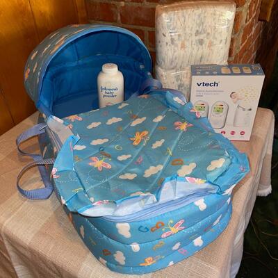 Lot 225 Baby Items NEW With Tags Portable Bassinet Diapers Monitor