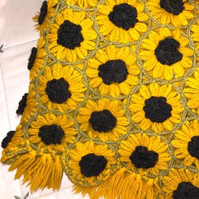 Lot 234 Crochet Afgan Blankets 3 Black Eyed Susan