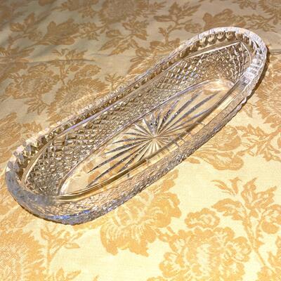 Lot 249 Waterford Crystal Bowl + Relish Dish