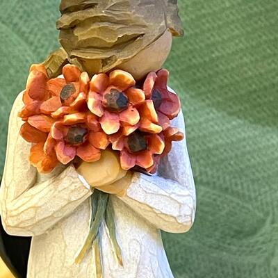 Lot 250 Trivets (2) + Plastic Plate MCM Glass Bowl + 6" Willow Tree Figurine