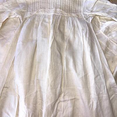 Lot 253 Lot Antique Baby Cloths  Dresses Slips Jackets Pants 5 Pair Leather Button Shoes