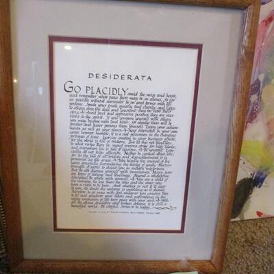 Various Framed Art