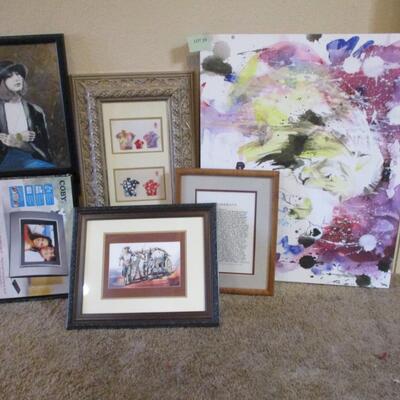 Various Framed Art