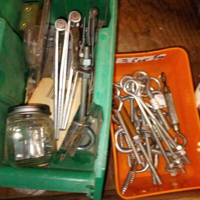 trays of misc tools