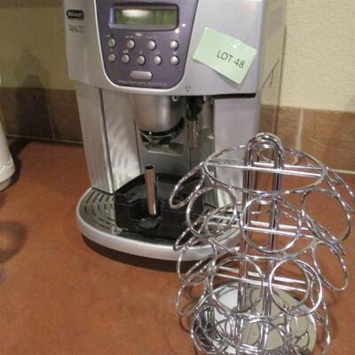 Espresso machine and Keurig Cup Holder