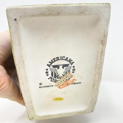VINTAGE ULYSSES S. GRANT MCCORMICK AMERICANA PORCELAIN WHISKEY DECANTER - EMPTY