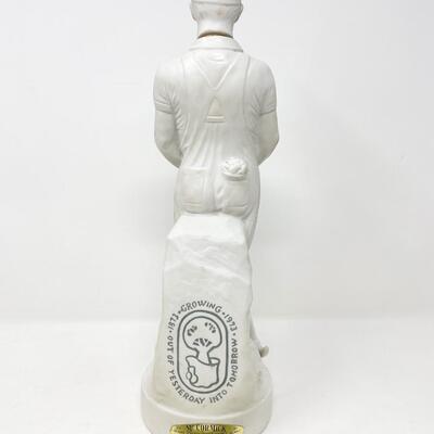 1973 CENTENNIAL JOPLIN MISSOURI COAL MINER PORCELAIN WHISKEY DECANTER - EMPTY