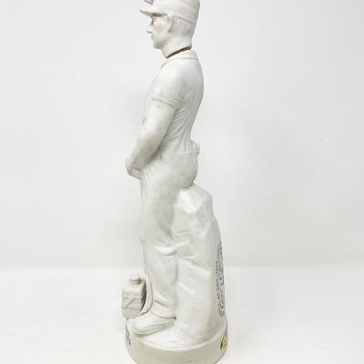 1973 CENTENNIAL JOPLIN MISSOURI COAL MINER PORCELAIN WHISKEY DECANTER - EMPTY