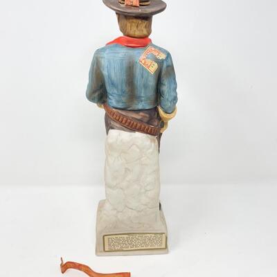 1969 CAVALRY SCOUT LIONSTONE PORCELAIN WHISKEY DECANTER - EMPTY