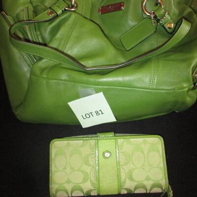 Coach Bag & Billfold