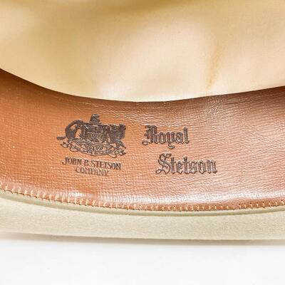 VINTAGE ROYAL STETSON WHIPPET GRAY FELT HAT - APPROX SIZE 7