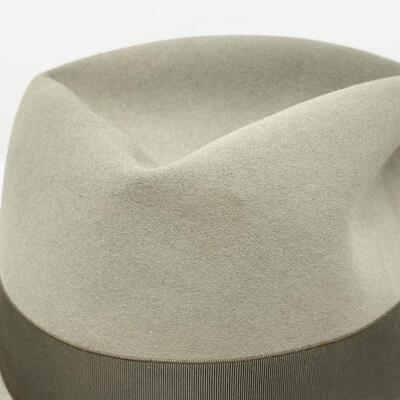 VINTAGE ROYAL STETSON WHIPPET GRAY FELT HAT - APPROX SIZE 7