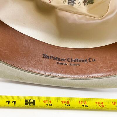 VINTAGE ROYAL STETSON WHIPPET GRAY FELT HAT - APPROX SIZE 7