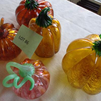 Glass Pumpkins