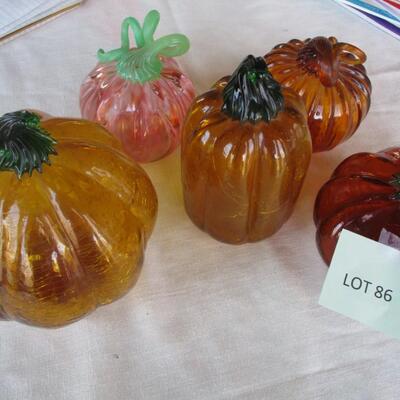 Glass Pumpkins