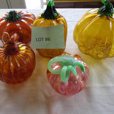 Glass Pumpkins