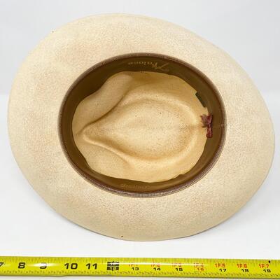 VINTAGE STETSON WOVEN PANAMA HAT - SIZE 7 1/8