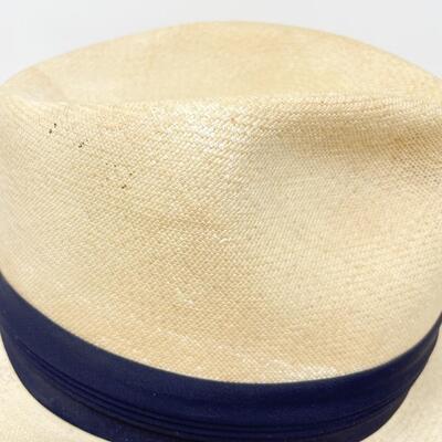 VINTAGE STETSON WOVEN PANAMA HAT - SIZE 7 1/8