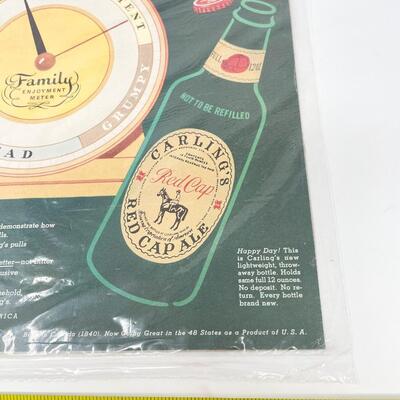 VINTAGE CARLINGâ€™S RED CAP ALE ADVERTISEMENT