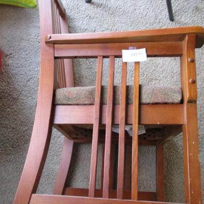 Oak Mission Chair