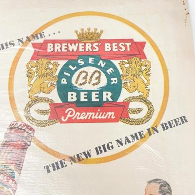 VINTAGE BREWERâ€™S BEST PILSENER BEER ADVERTISEMENT