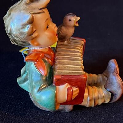 Vintage Lets Sing Accordion Player with tag 3 1/2"