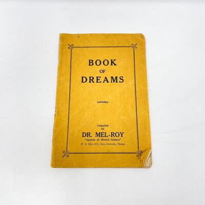 VINTAGE â€œBOOK OF DREAMSâ€ PAMPHLET - INTERPRET YOUR DREAMS!