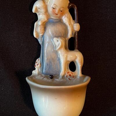 EARLY Hummel Holy Water Font Good Shepherd 1935-1949 TMK-1