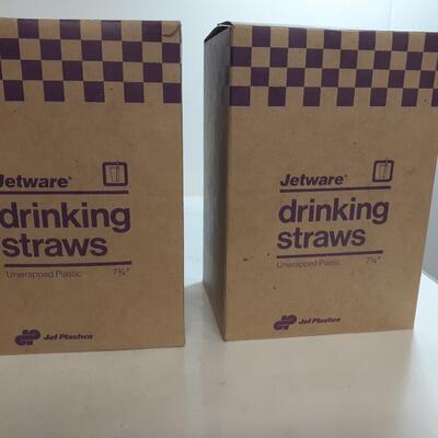 Jetware plastic Drinking Straws