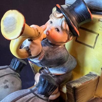 Vintage Hummel Mail is Here - Horse Carriage and Trumpet Boy