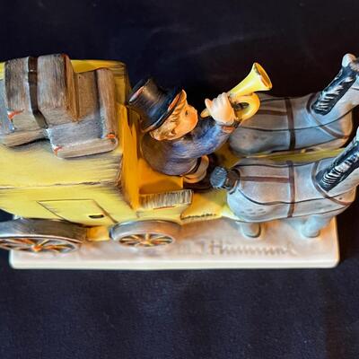 Vintage Hummel Mail is Here - Horse Carriage and Trumpet Boy