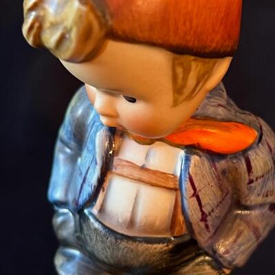 Charming Earlier Hummel #66 Farm Boy w pigs TMK-2 Late 1950s