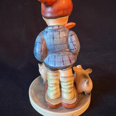 Charming Earlier Hummel #66 Farm Boy w pigs TMK-2 Late 1950s