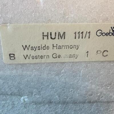 Vintage Hummel Wayside Harmony w box 111/1 1938