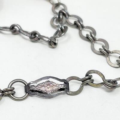 STERLING SILVER & STONE BRACELET