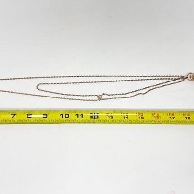 VINTAGE ELGIN GOLD TONED POCKET WATCH - MONOGRAMMED