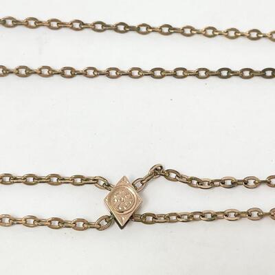 VINTAGE ELGIN GOLD TONED POCKET WATCH - MONOGRAMMED