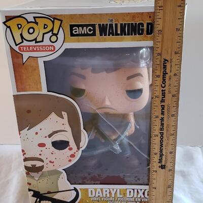 Large Funko Pop Walking Dead Daryl Dixon with blood-spattered
