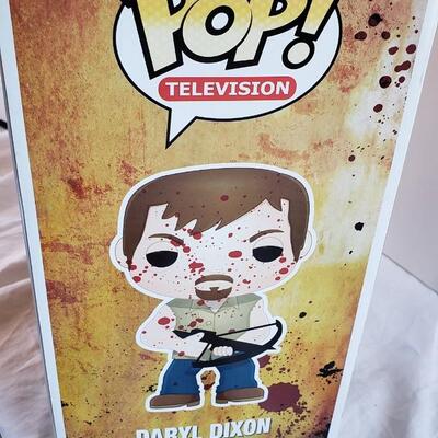 Large Funko Pop Walking Dead Daryl Dixon with blood-spattered