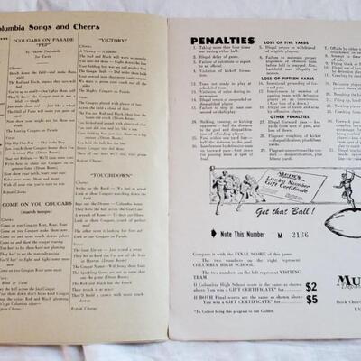 1949 Columbia High School versus East Orange football program