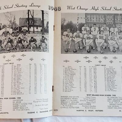 1948 West Orange versus Columbia High School Thanksgiving football game