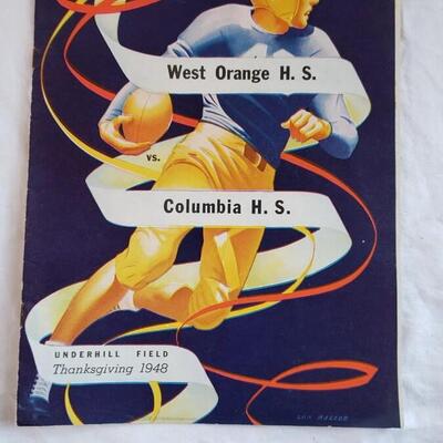 1948 West Orange versus Columbia High School Thanksgiving football game