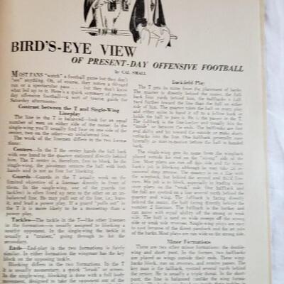 1948 Kearny versus Columbia High School football game program