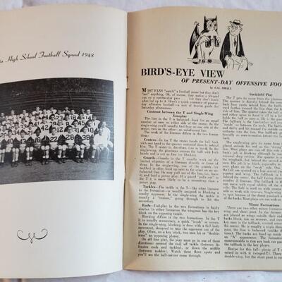 1948 Kearny versus Columbia High School football game program